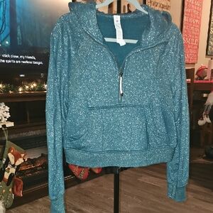 Lululemon Womens Glitter Half Zip Scuba. Sz M/L!! RARE Do Not Miss!! Gorgeous!